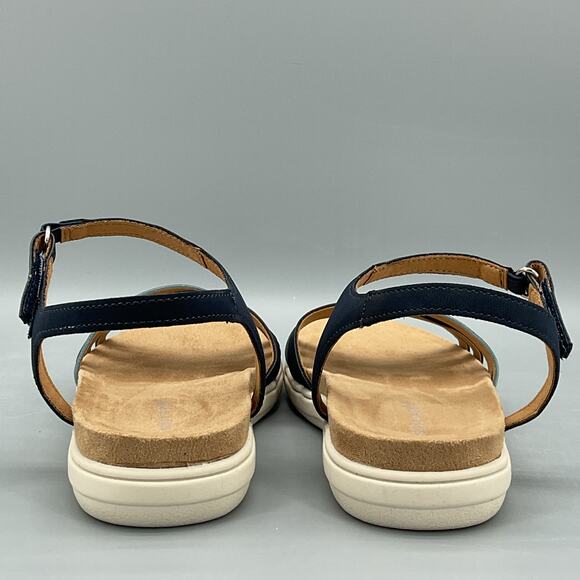 NEW Easy Spirit Women’s Dottle 3 Ankle Strap Comfort Sandals Dark Blue Size 6.5M - Picture 4 of 10